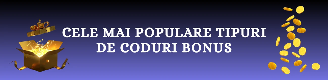 Tipuri populare de coduri bonus